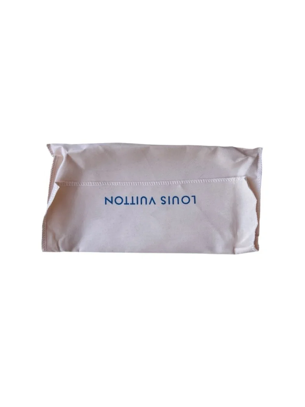 Louis Vuitton Orange Box & Beige Dust Cover Blue Logo 10 1/8